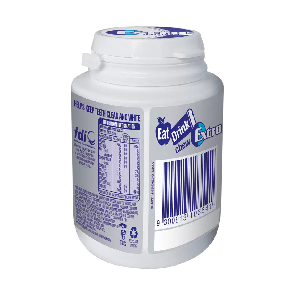 Wrigley's-Extra-White-Sugar-Free-Peppermint-Chewing-Gum-–-64g-Bottle-2