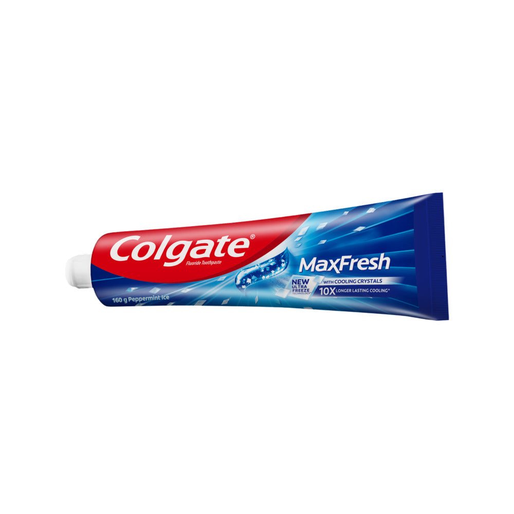 Colgate Max Fresh Cool Mint Toothpaste with Cooling Crystals 115g ...