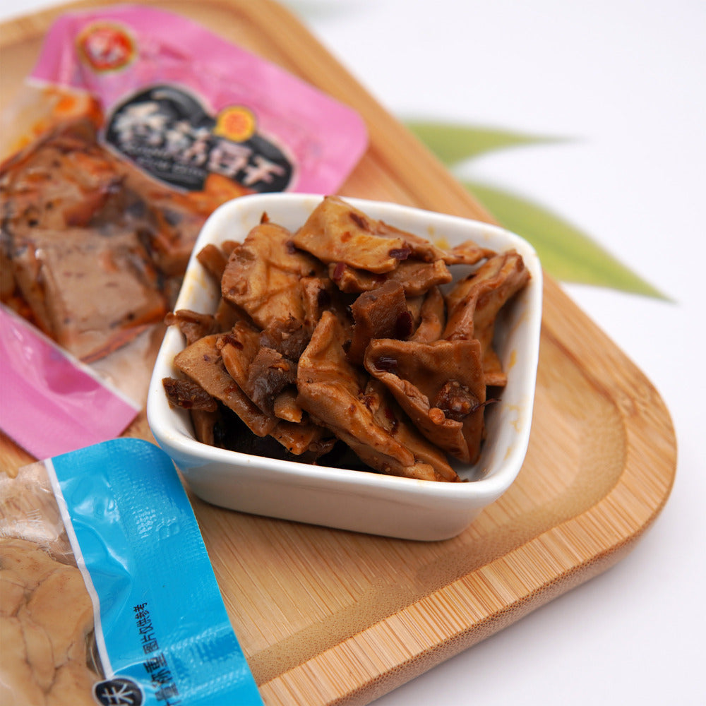 Zhouyi-Spicy-Shiitake-Braised-Tofu-80g-–-Ready-to-Eat-Tofu-Snack-2