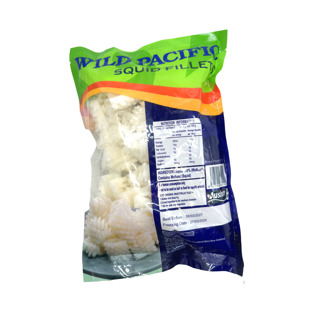 Wild-Pacific-Frozen-Scored-Squid-Fillets-500g---Calamari-Pieces-2
