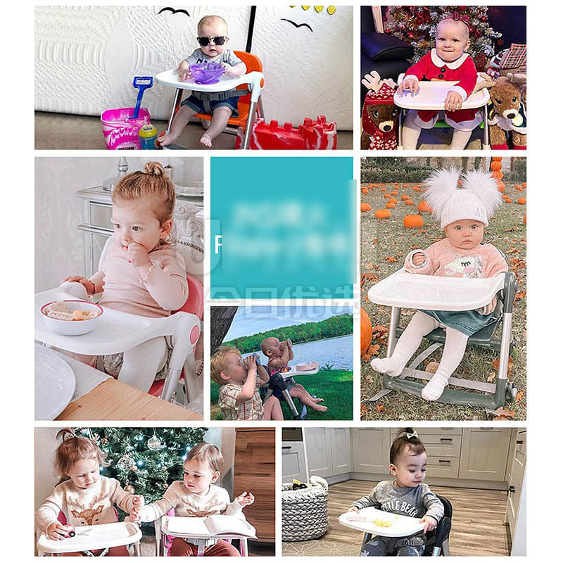 Ghế Ăn Di Động Apramo Tím – gọn nhẹ, tiện mang theo