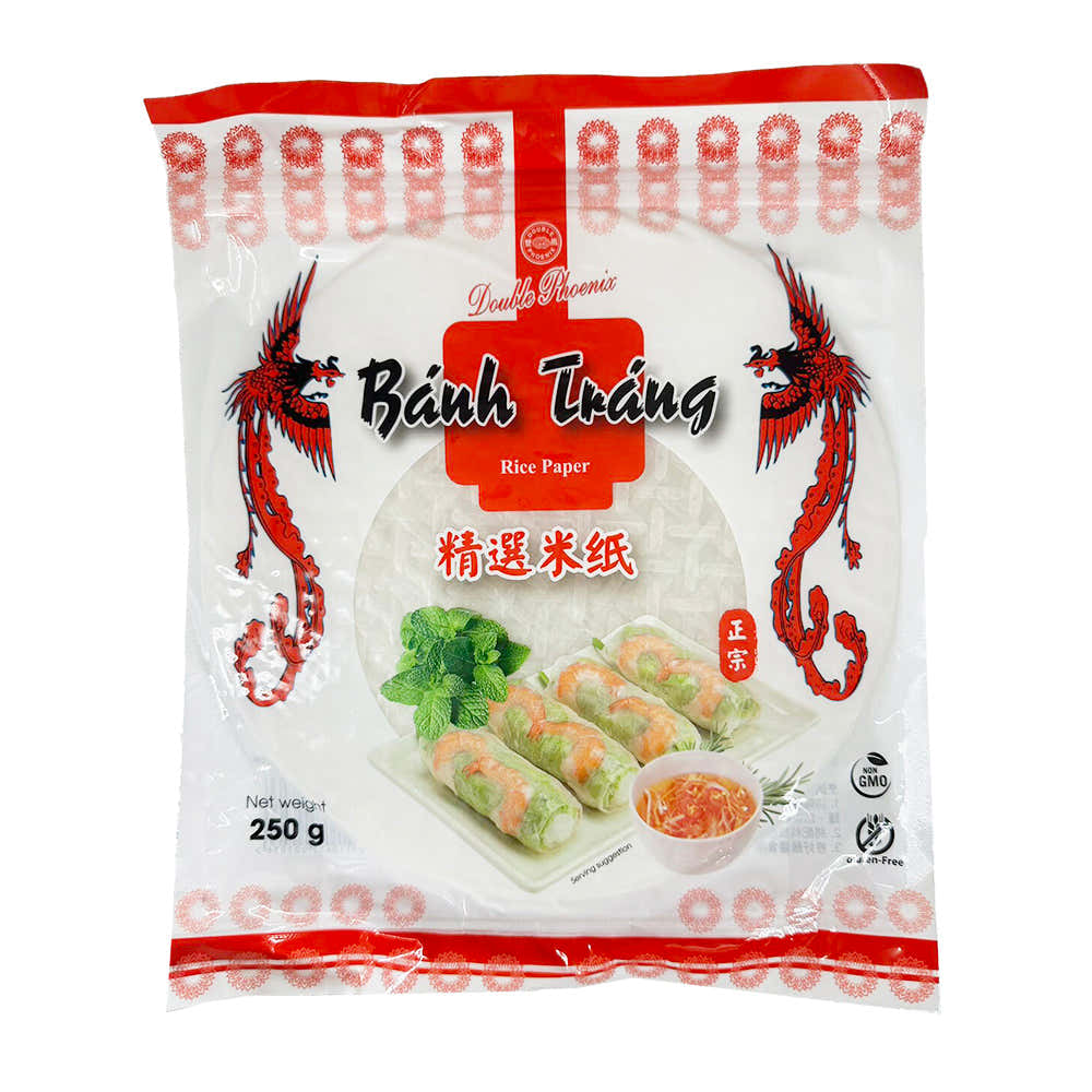 Double Phoenix Rice Double Phoenix Premium Rice Paper - 22cm, 250g – Umall - Australia's ...