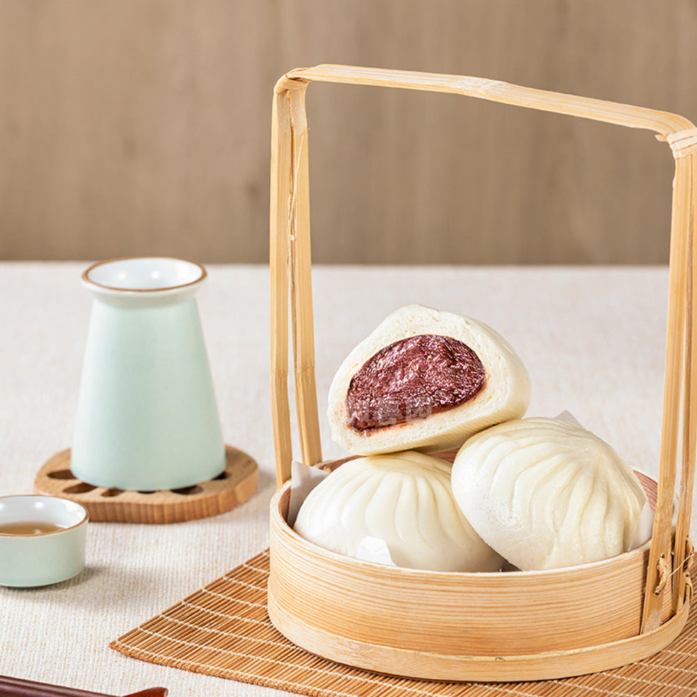 HeShanYuan-Frozen-Rose-Red-Bean-Buns---12pcs,-960g-1