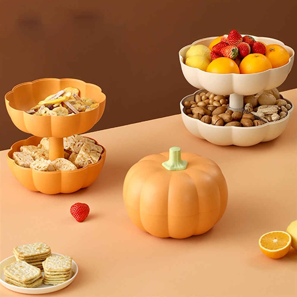 Hộp Đựng Kẹo FaSoLa Hình Bí Ngô cỡ L – khay đựng bánh kẹo trang trí tiệc