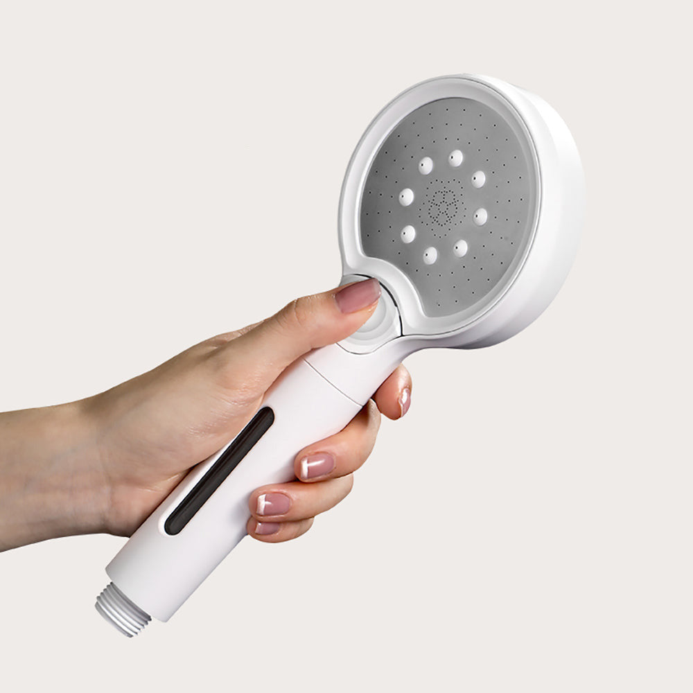 Vòi Sen FaSoLa Lọc Tăng Áp Màu Bạc – áp lực mạnh, lọc sạch tạp chất