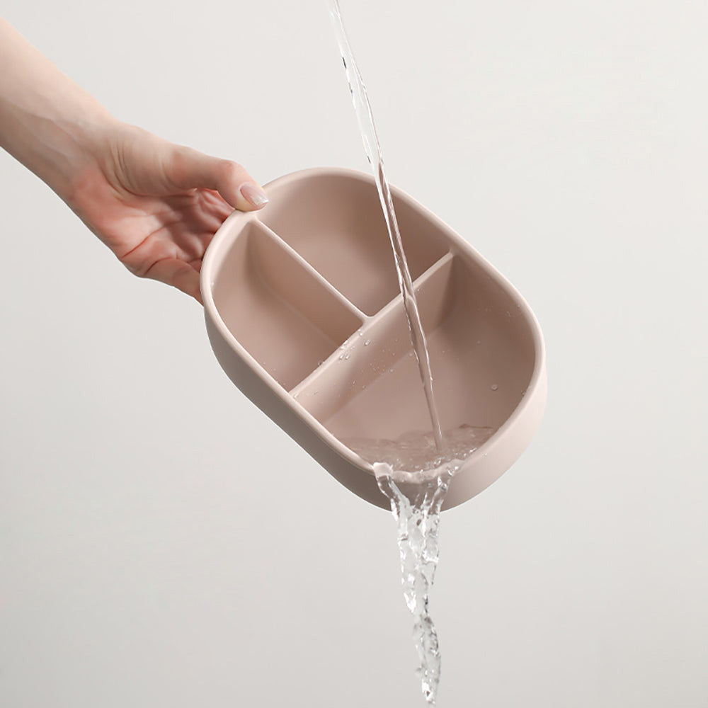 Hộp Cơm Chia Ngăn Silicone Fasola 1 L – chống tràn, chịu nhiệt