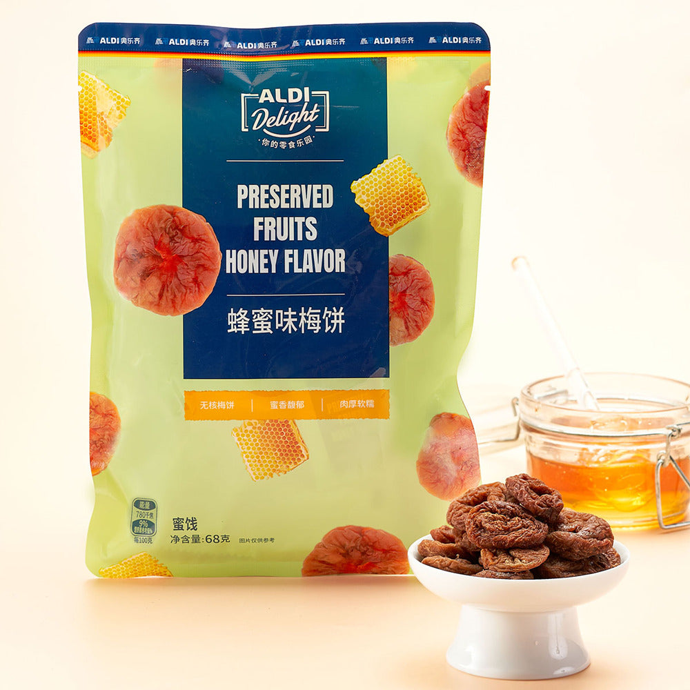 ALDI-Delight-Honey‑Flavoured-Preserved-Plums-68g-–-Limited-Import-2