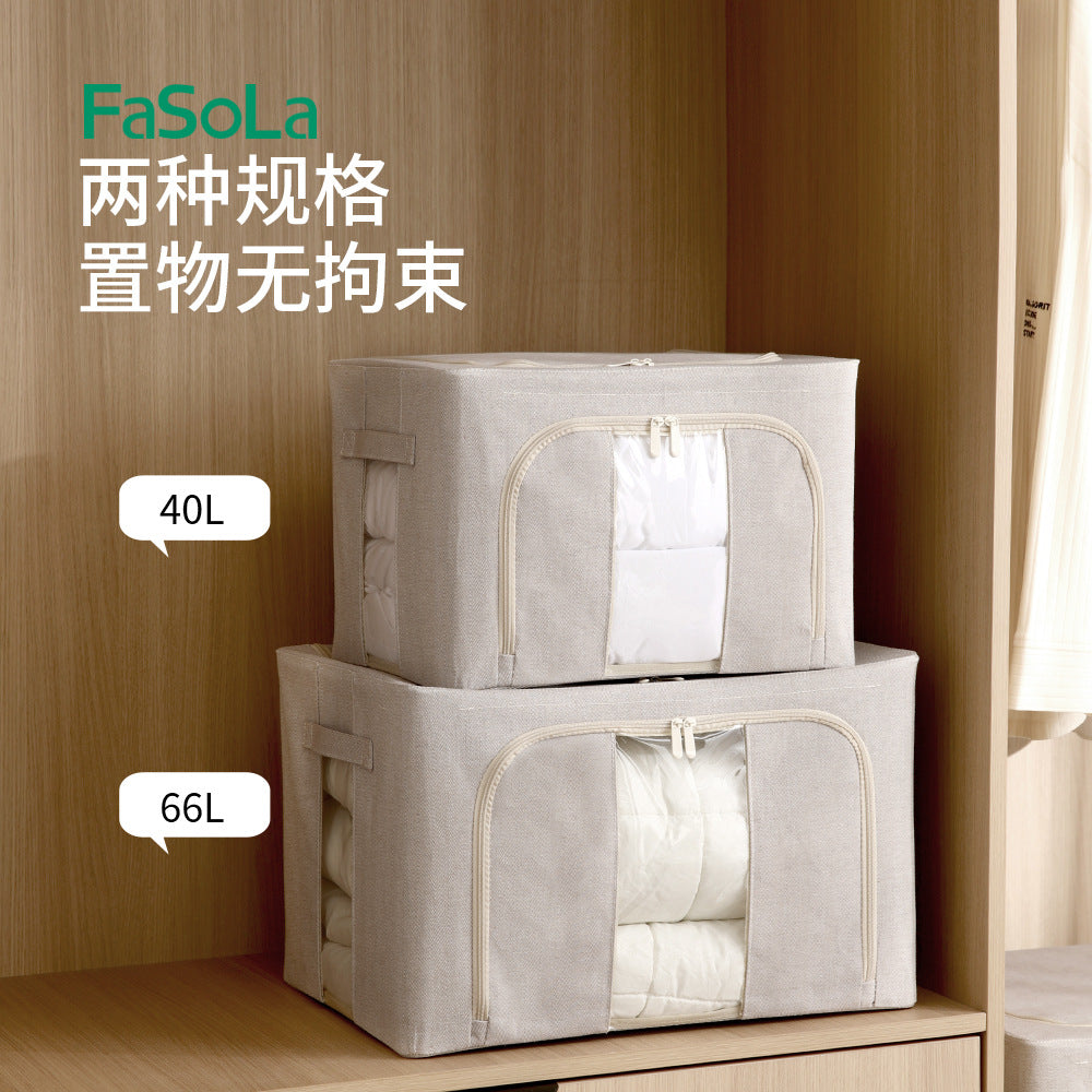 FaSoLa Foldable Storage Box - Grey, 66L – Umall - Australia's Largest ...