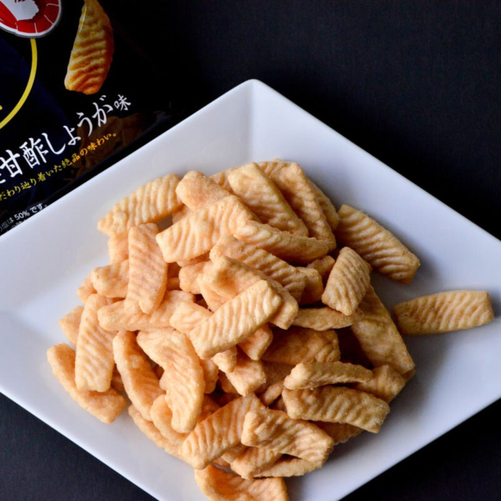 Calbee-Kappa-Ebisen-Shrimp-Chips-–-Goto-Islands-Sea-Salt-&-Sweet-Pickled-Ginger-Flavour-60g---Japanese-Prawn-Crackers-Snack-2