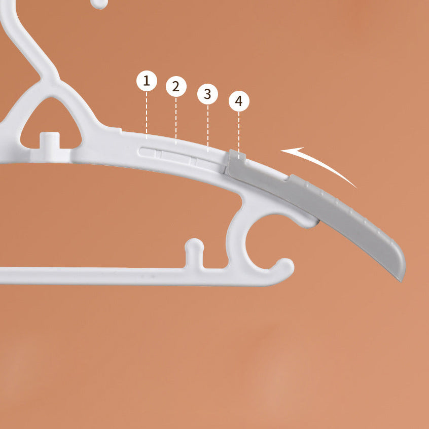 Móc Treo Quần Áo Trẻ Em FaSoLa 5 cái – điều chỉnh độ rộng, chống trượt