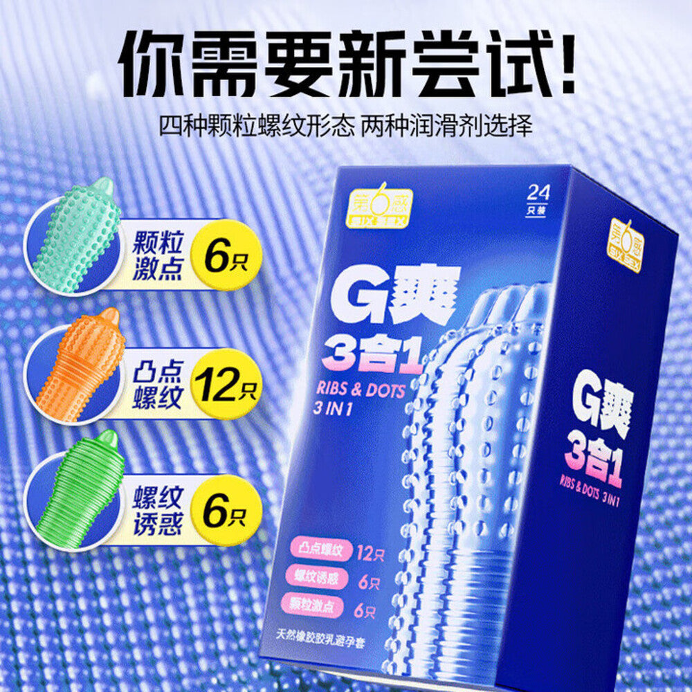 Six-Sex-G-Pleasure-3-in-1-Ribbed-&-Dotted-Condoms---24-Count-2