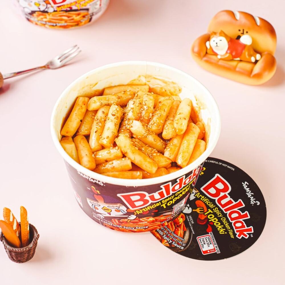 Bulak Rice Cake Samyang Buldak Spicy Chicken Topokki Cup 185g – Korean Spicy Rice Cake ...