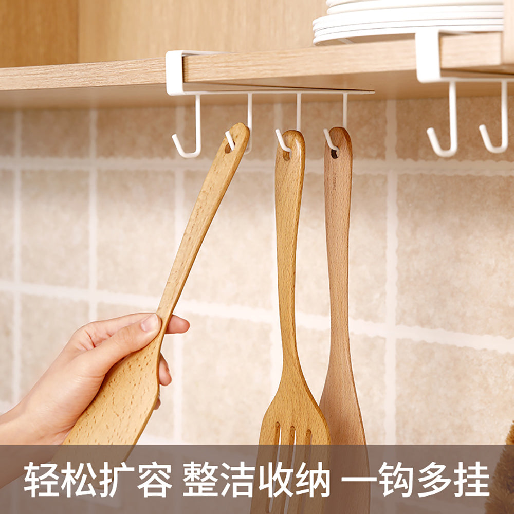 Fasola-Cabinet-4-Hook-Organizer---White-1