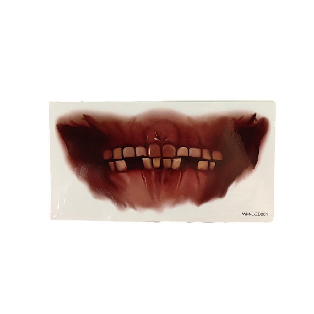 Scar Design Sticker Halloween Realistic Scar Tattoo Stickers - Style B, 10 Sheets – Umall ...