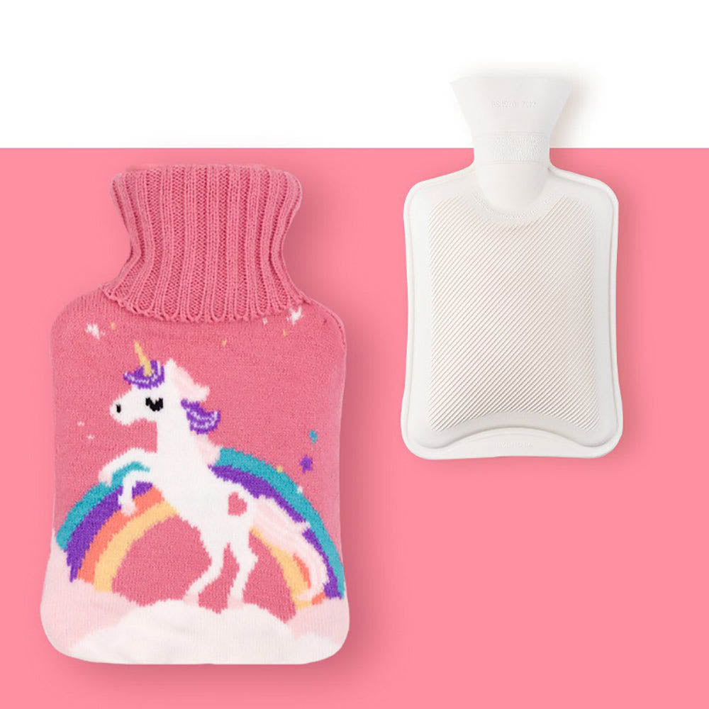 Bình Túi Sưởi Nóng 1 Lít – vỏ len cú mèo, giữ ấm tức thì