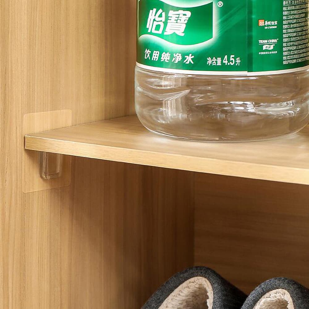 FaSoLa-No-Drill-Shelf-Brackets---4-Pack,-Transparent-1