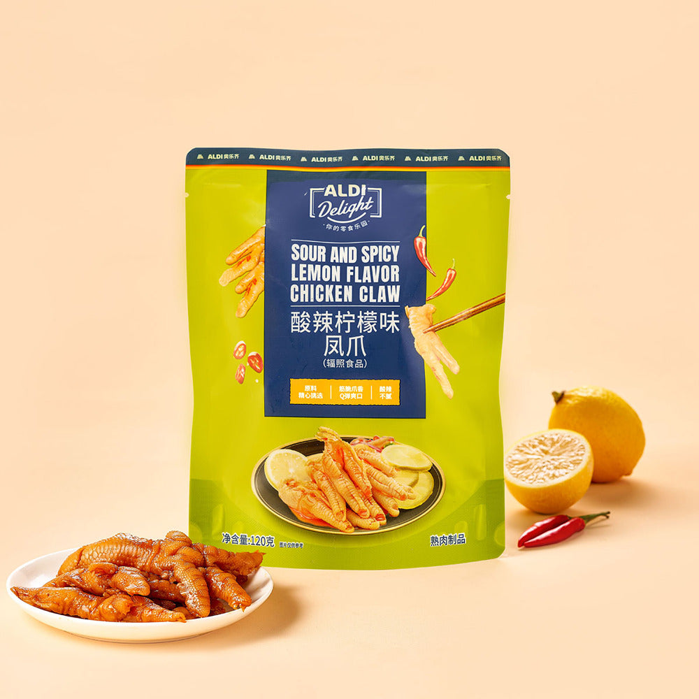 Aldi-Delight-Sour-&-Spicy-Lemon-Chicken-Feet-120g---Pickled-Chicken-Feet-Snack-–-Limited-Import-2