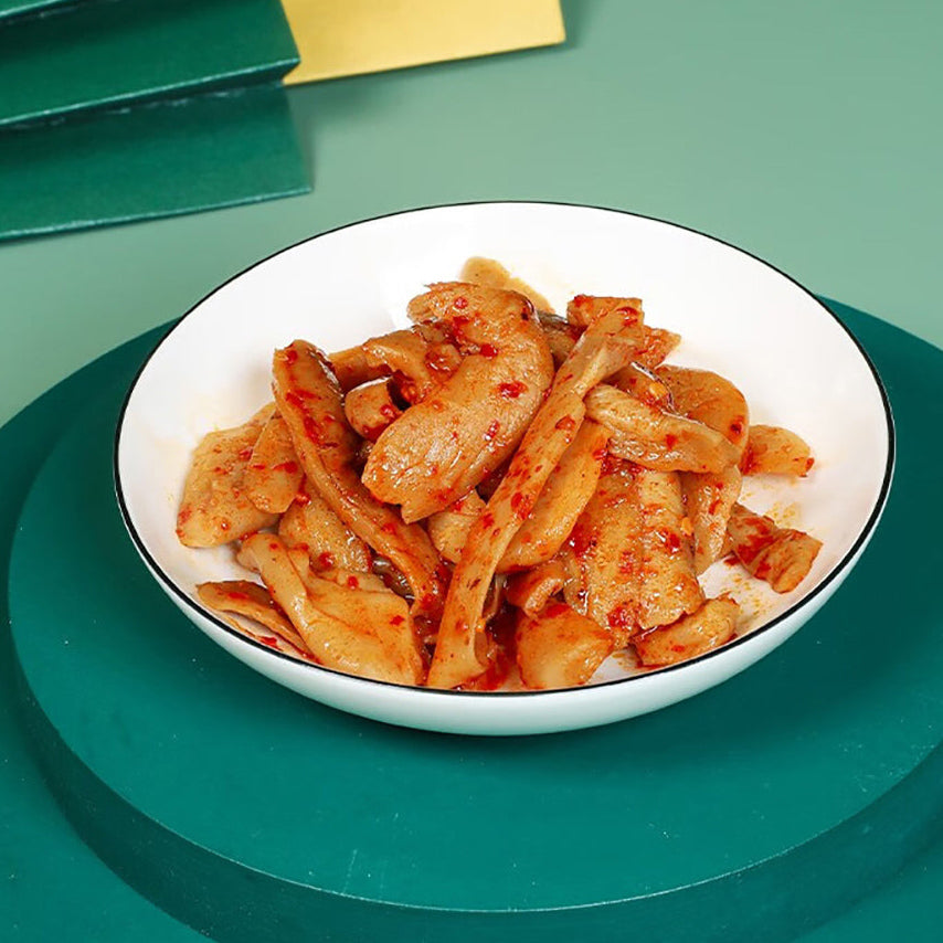 Củ Cải Muối Cay Wujiang 60 g × 4 gói – snack giòn cay, ăn kèm cơm