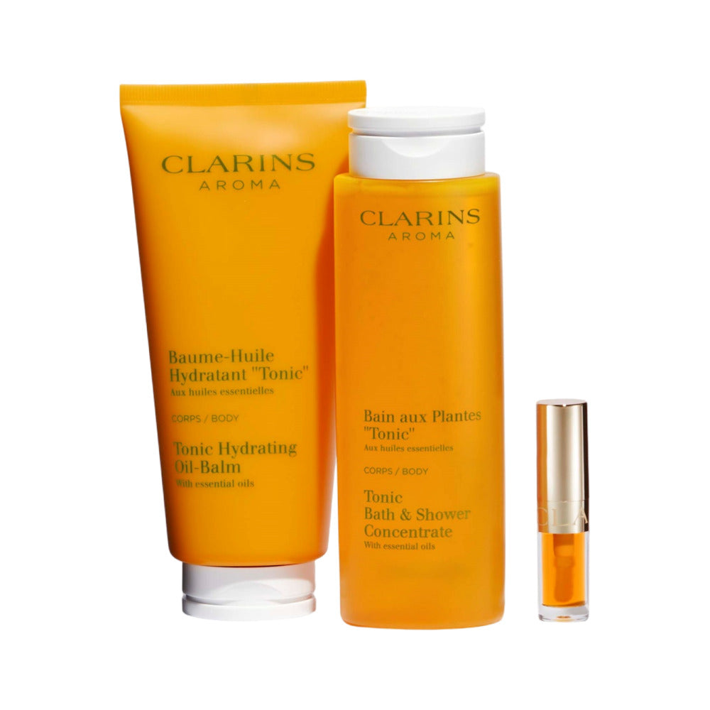 Clarins-Christmas-2025-Tonic-Hydrating-Oil‑Balm-&-Bath-&-Shower-Concentrate-Gift-Set-–-3‑Piece-2