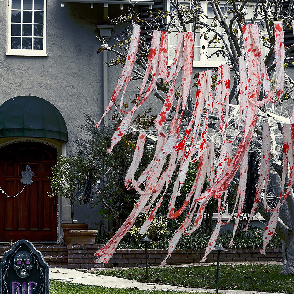 Băng gạc giả máu Halloween 1 cuộn – hiệu ứng vết thương chân thực