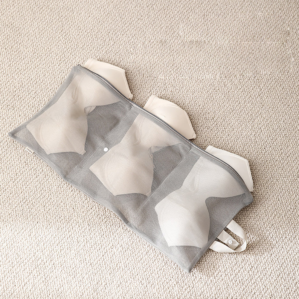 Túi Giặt Lưới Gấp Gọn FaSoLa (Xám) 1 cái – bảo vệ quần áo mỏng