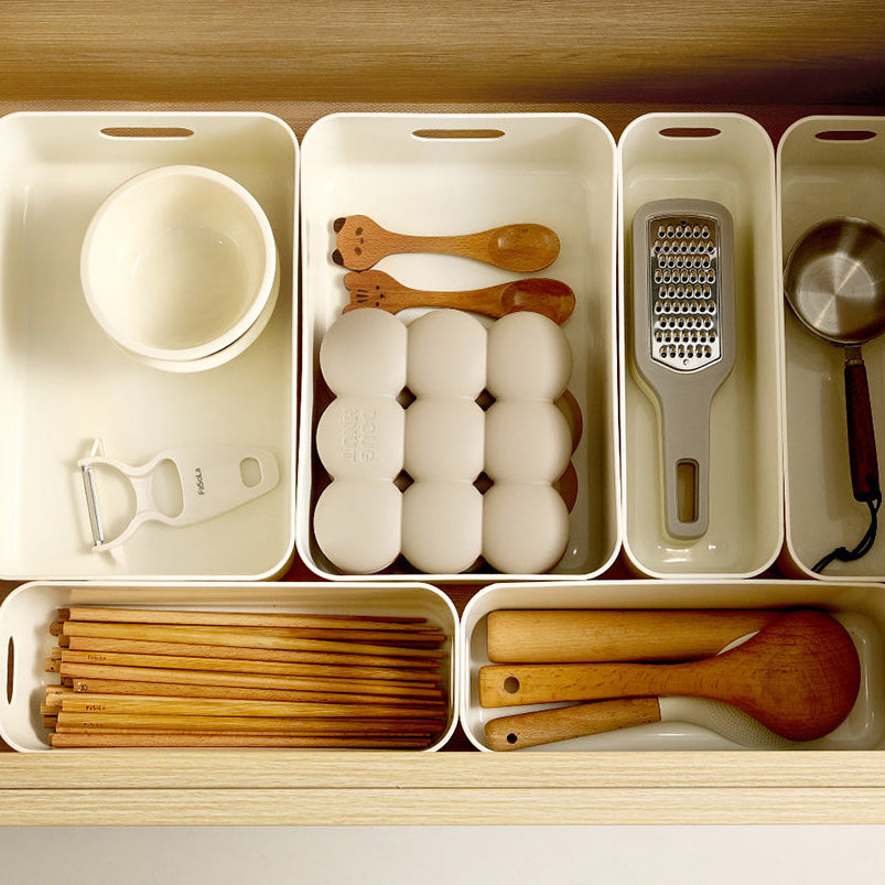 Hộp Lưu Trữ Di Động FaSoLa L – trắng ngà, ngăn nắp