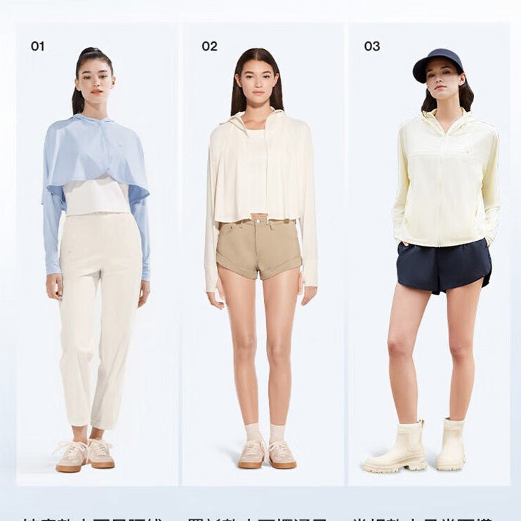 Áo Choàng Chống Nắng Ubras Có Mũ Size M – chống tia UV, thoáng mát