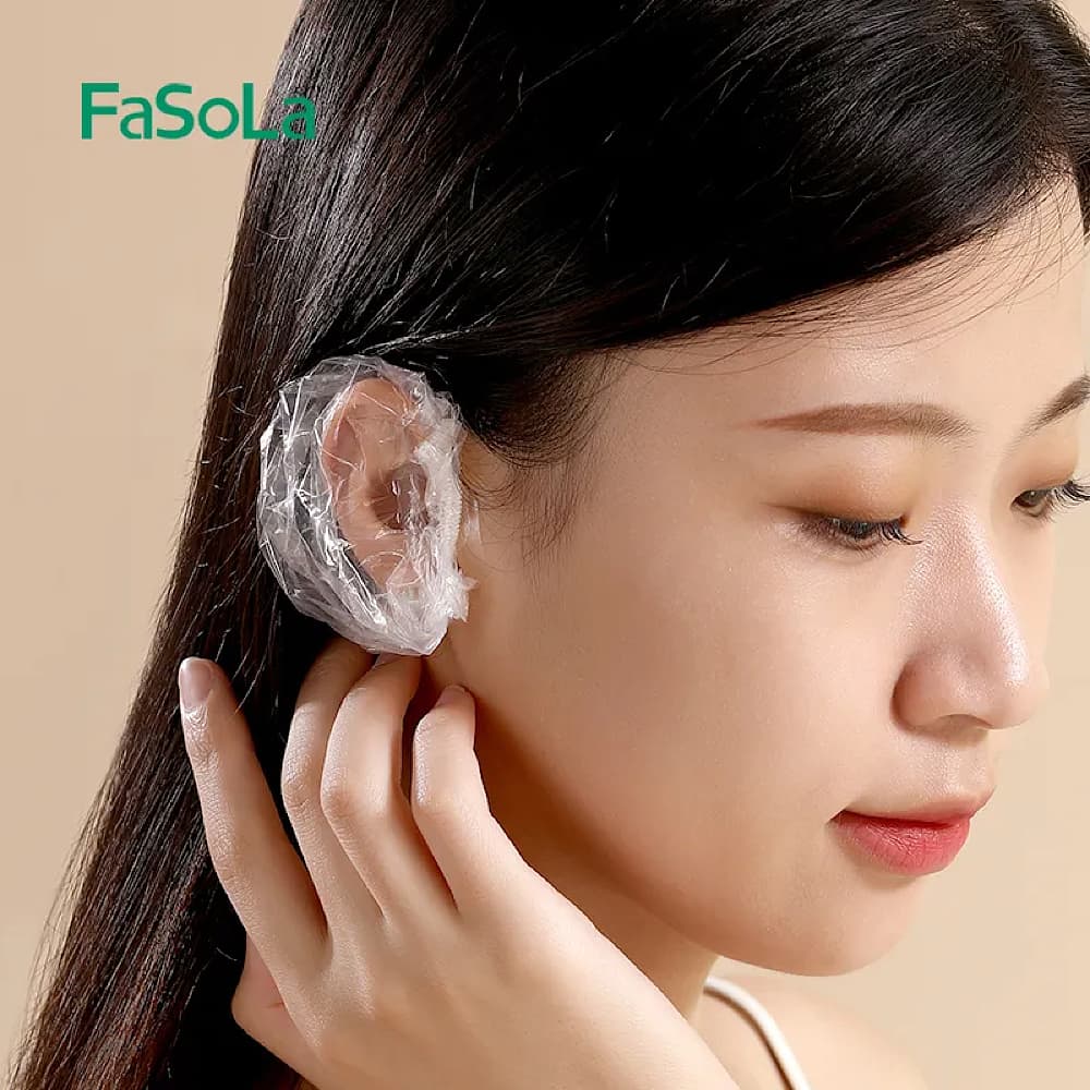 FaSoLa Disposable Elastic Plastic Ear Covers - 100 Pieces – Umall ...