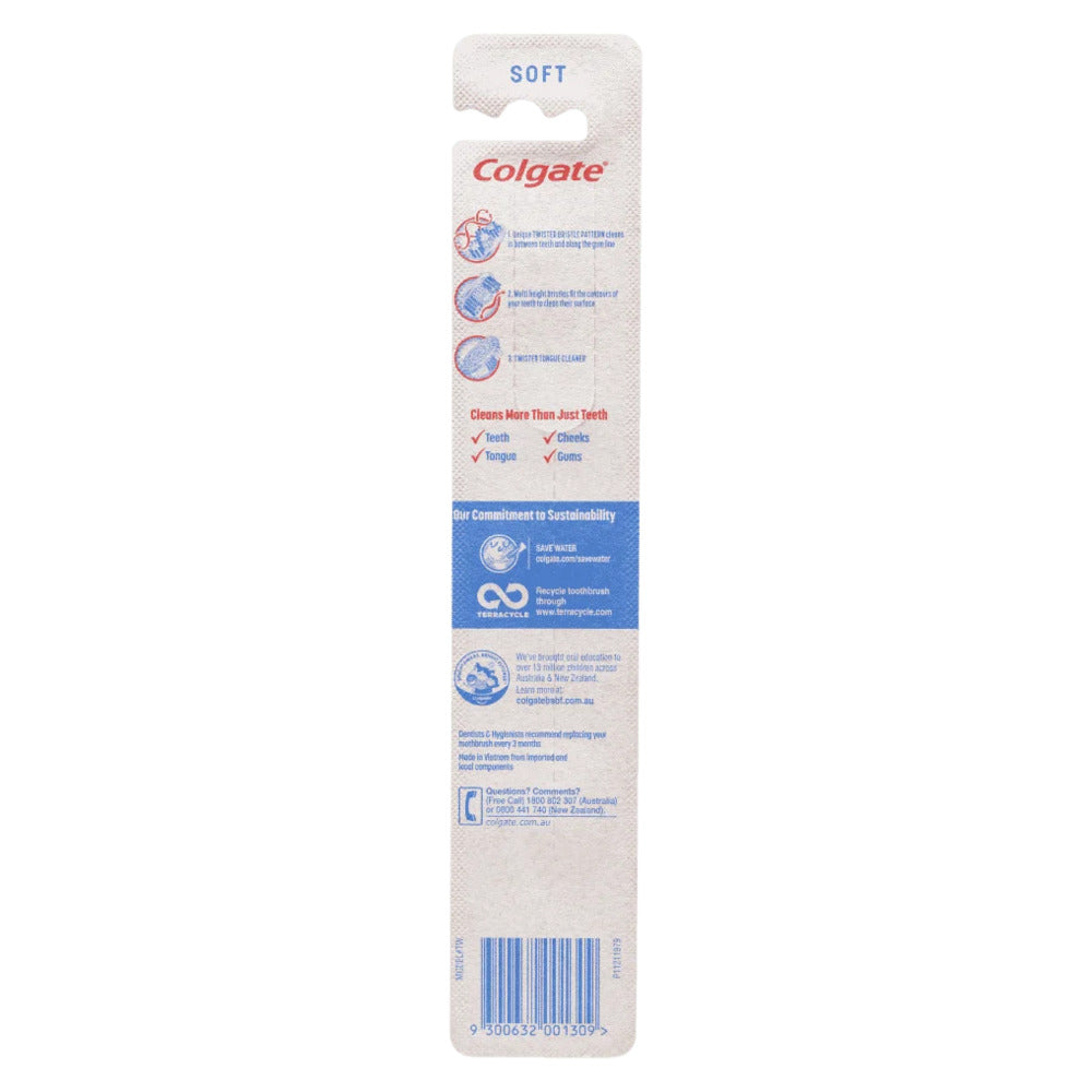 Colgate Twister Fresh Soft Toothbrush - Single – Umall - Australia's ...