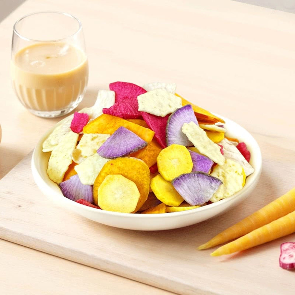 HRYOUP-Rainbow-Veggie-Crisps-420g-–-Mixed-Vegetable-Chips-with-Edamame-Rice-Crackers-2