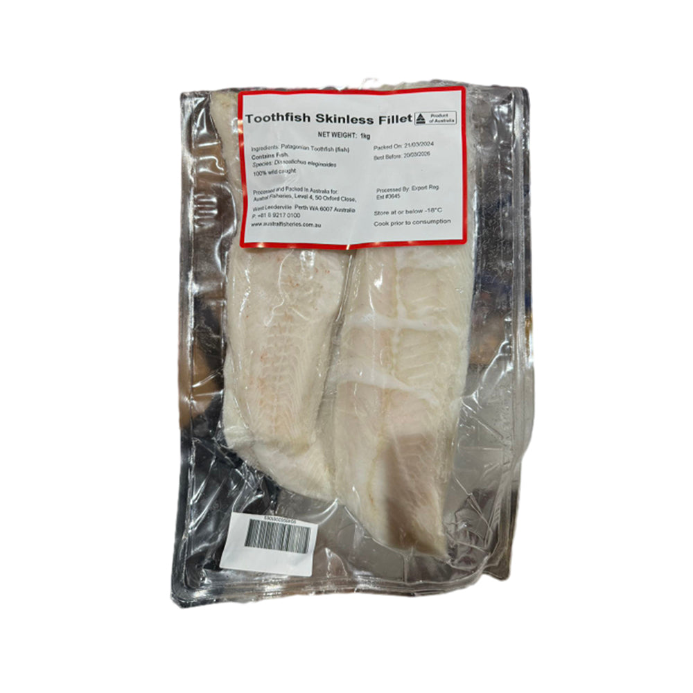Kingfield Frozen Antarctic Toothfish - 1kg – Umall - Australia's ...