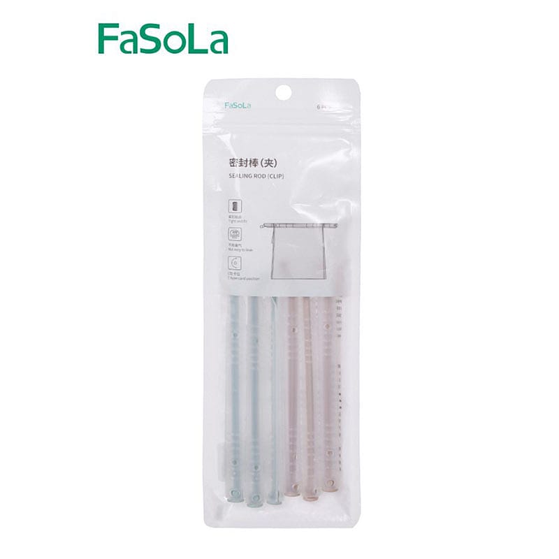 FaSoLa-Thickened-PP-Sealing-Rods---Olive-Green-&-Lotus-Pink,-12cm,-6-Pieces-X3-1