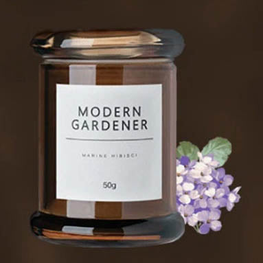 Nến Thơm Modern Gardener Series Postbox 50 g – hương biển & hoa râm bụt