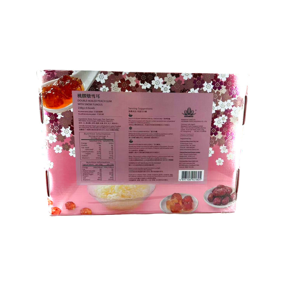 Shun-Nam-Double-Boiled-Peach-Gum-with-Snow-Fungus-–-238g-x-6-Bowls---Ready-to-Eat-Dessert-Soup-2