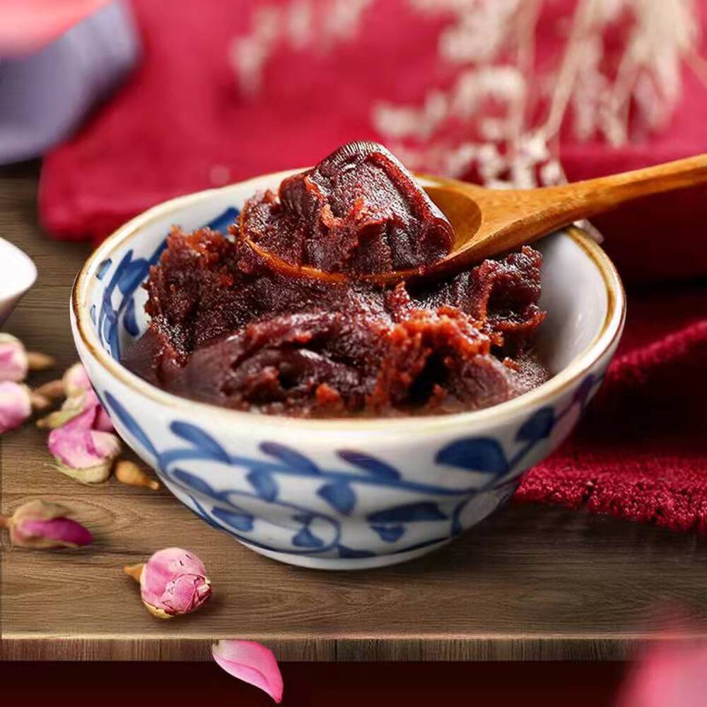Xing-Hua-Lou-Rose-Red-Bean-Paste-Filling-500g---For-Mooncakes-&-Buns-2