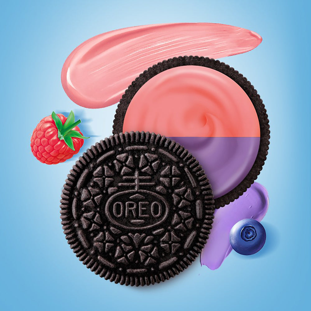 Oreo Blueberry & Raspberry Flavored Sandwich Cookies - 97g – Umall ...