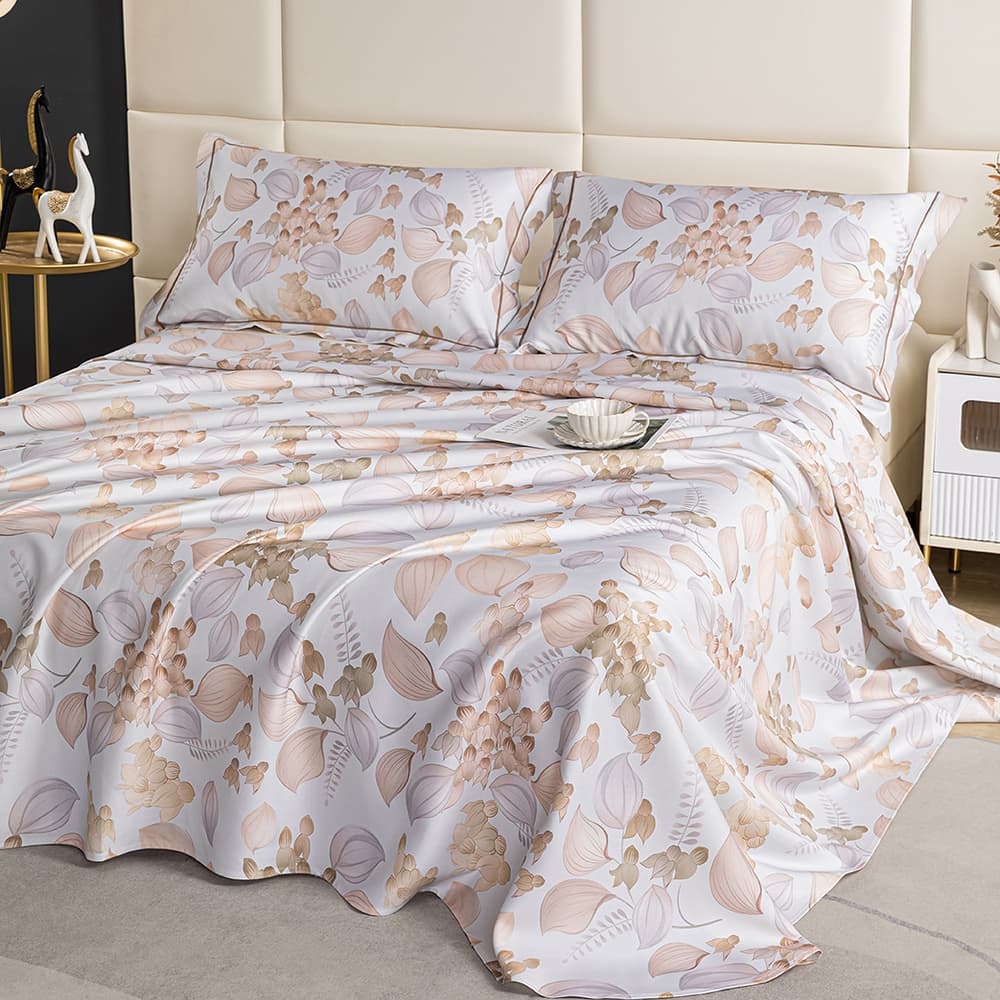 Heartin-Machine-Washable-Soft-Sheet-Set---Rose-Whisper-(Sheet-+-2-Pillowcases)-1