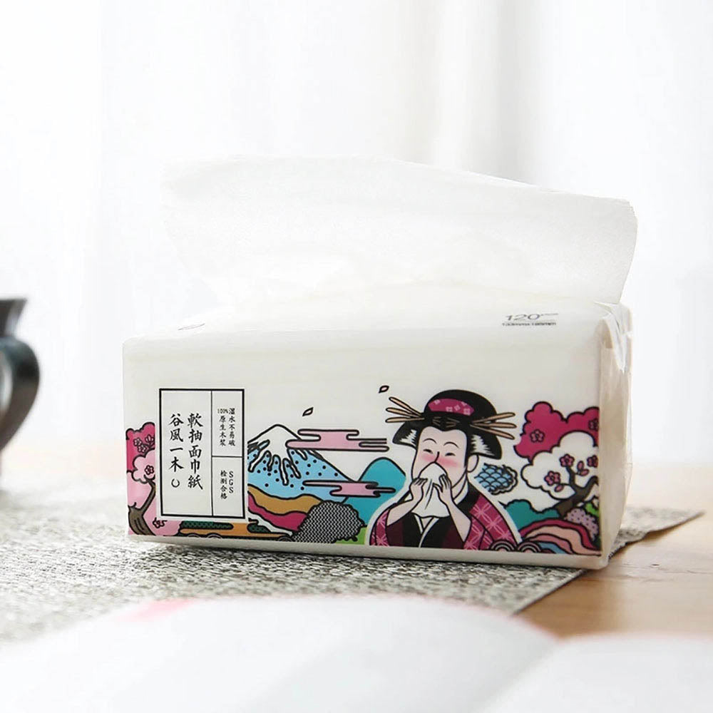 Giấy ăn Lifease 3 lớp 120 tờ x 6 gói – siêu mềm mại, thấm hút tối ưu