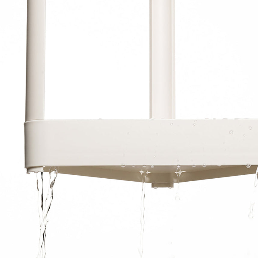 Kệ Góc 2 Tầng FaSoLa Màu Kem – kệ lưu trữ nhà bếp & phòng tắm