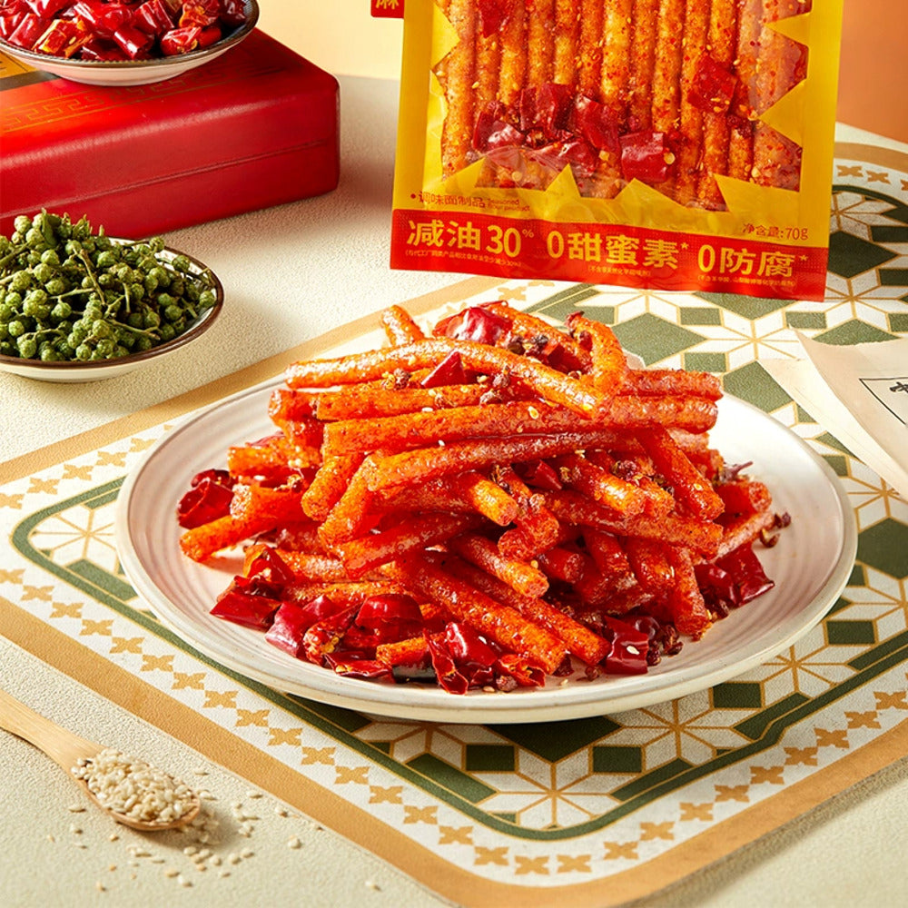 Shock the World Sichuan Pepper Spicy Strips - 70g-1