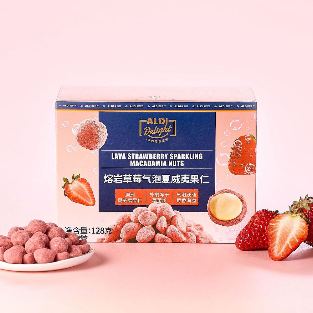 ALDI-Delight-Lava-Strawberry-Sparkling-Macadamia-Nuts-128g-–-Limited-Import-3