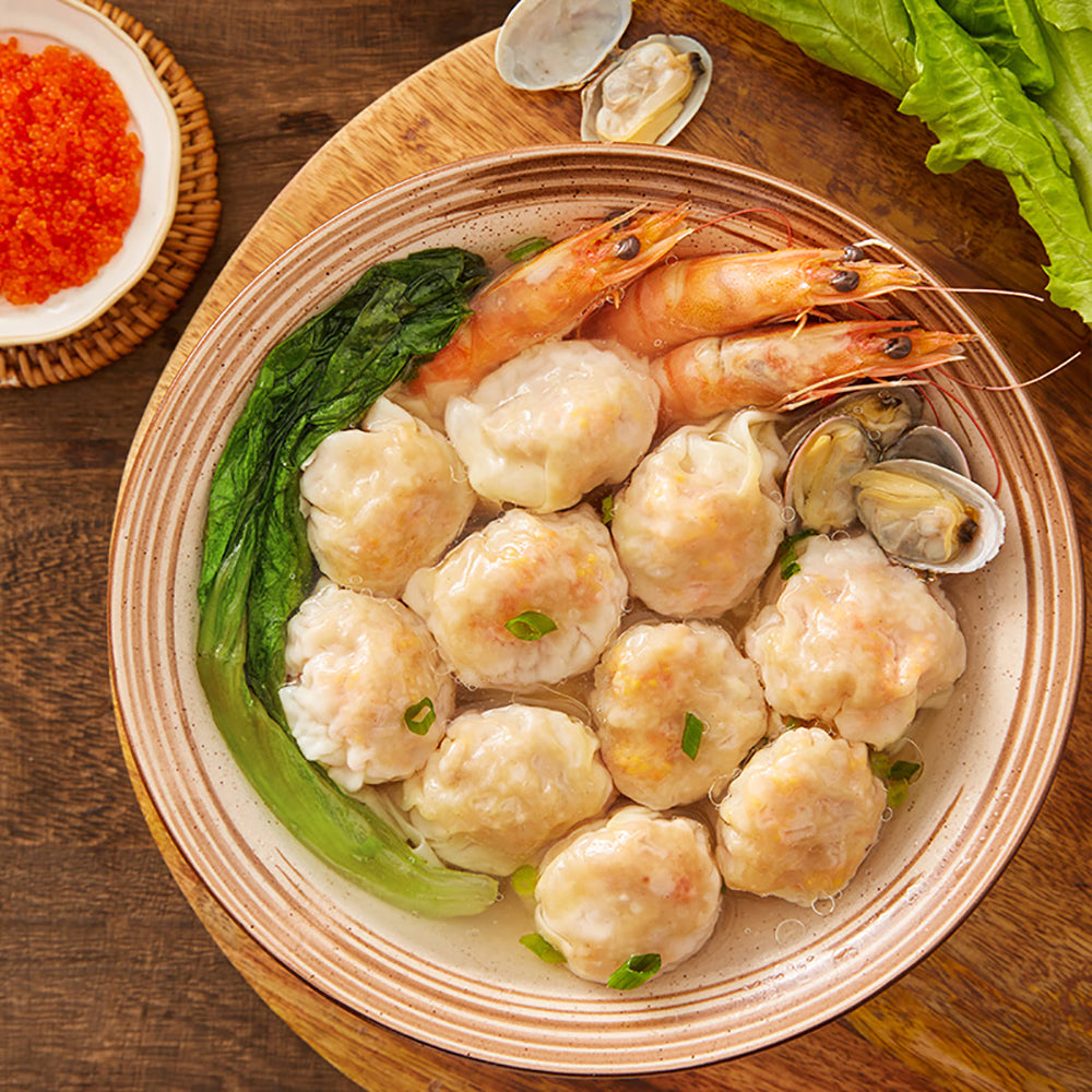 Yi-Xun-Yi-Wei-Frozen-Shrimp-Wontons-with-Flying-Fish-Roe-157.5g---Tobiko-Shrimp-Wontons-3