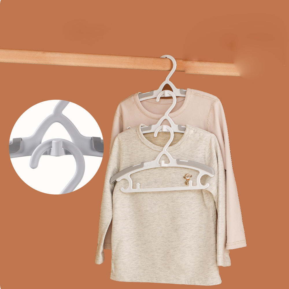 Móc Treo Quần Áo Trẻ Em FaSoLa 5 cái – điều chỉnh độ rộng, chống trượt