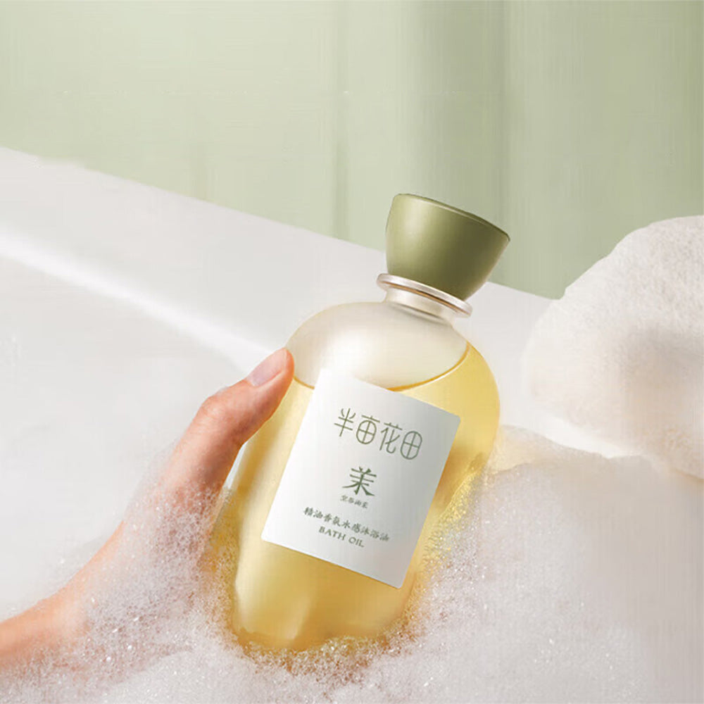 Dầu tắm Banmu Huadian Valley Rose 400 g – tinh dầu hương hoa hồng, dưỡng ẩm sâu