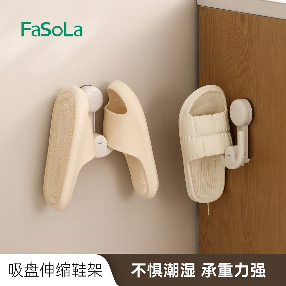 FaSoLa-Suction-Mounted-Extendable-Shoe-Holder-–-White-3