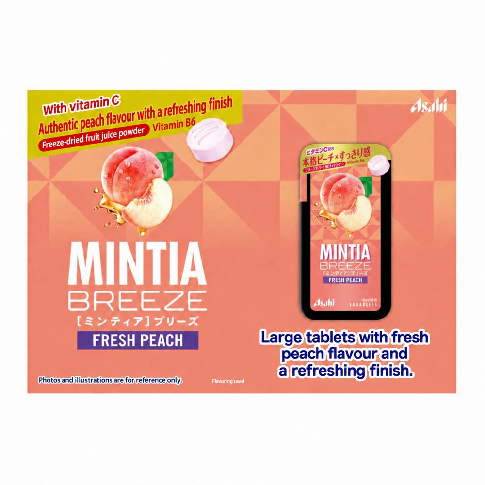 In Peah Mints Asahi Mintia Breeze Fresh Peach Mints - 22g – Umall - Australia's ...