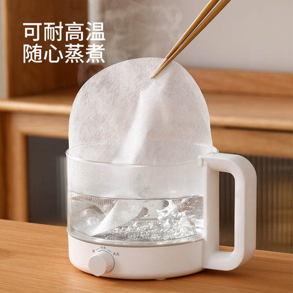 FaSola-Disposable-Steamer-Liners---24cm,-White,-60-Pieces-3