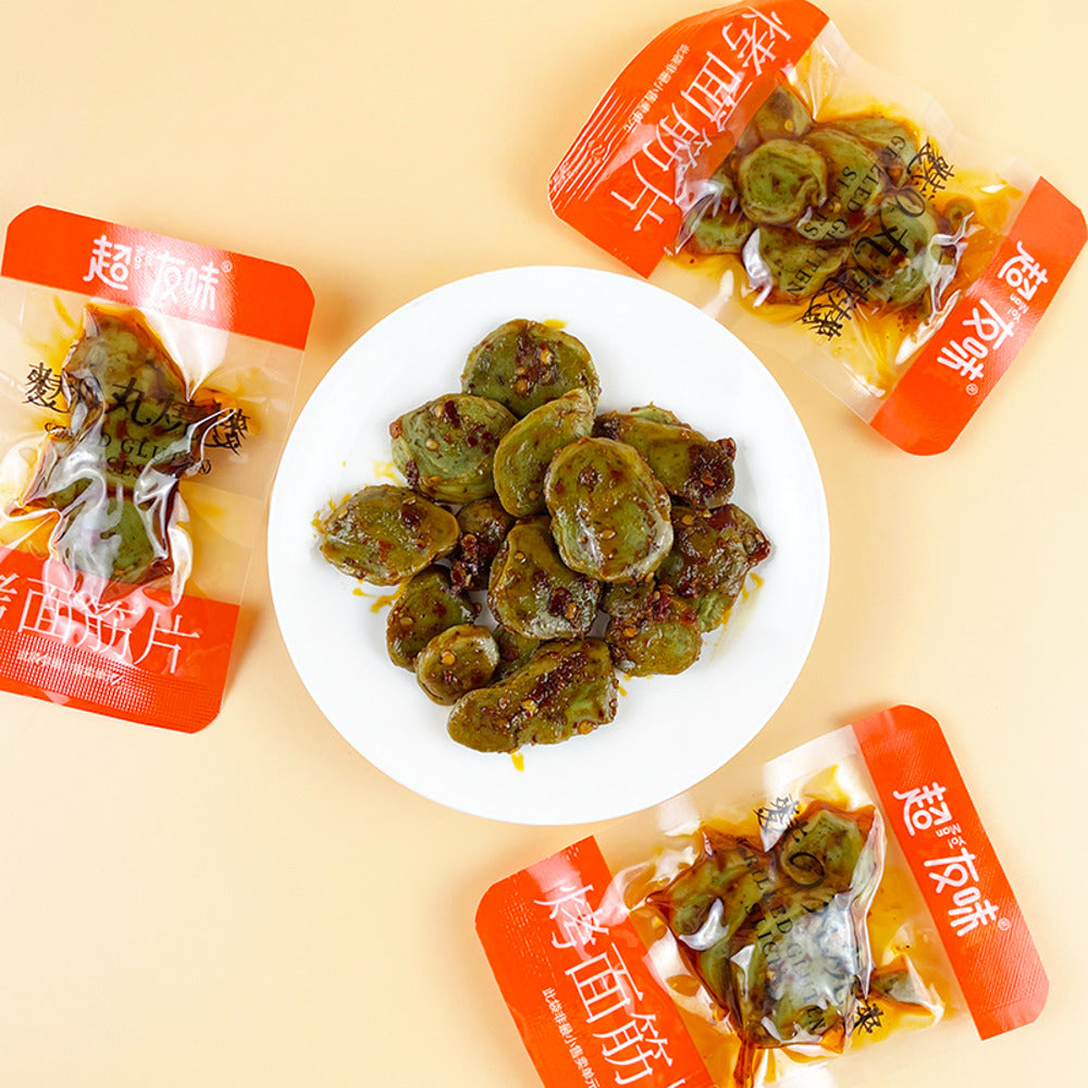 Chaoyouwei-Grilled-Gluten-Slices-–-Cilantro-Flavour-100g-3