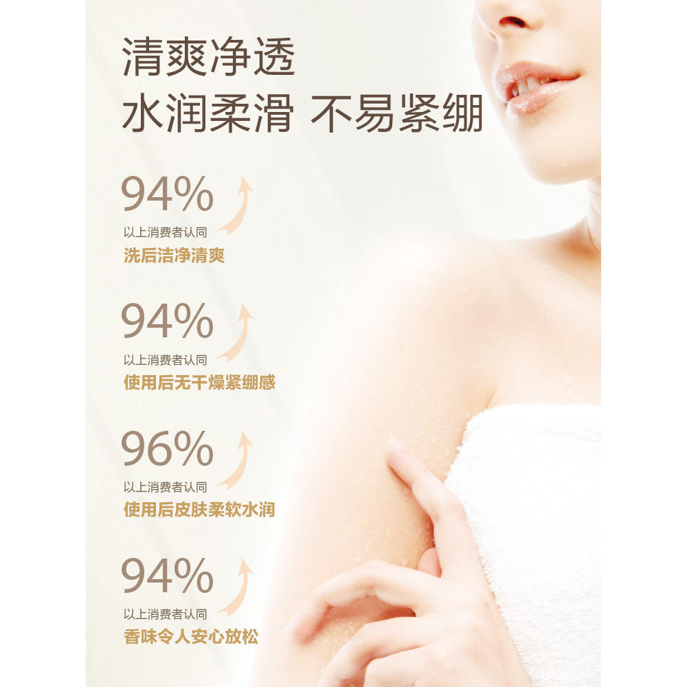 Shiseido-Kuyuran-Beautiful-Skin-Shower-Gel,-Tranquil-Green-Fields,-550ml-1