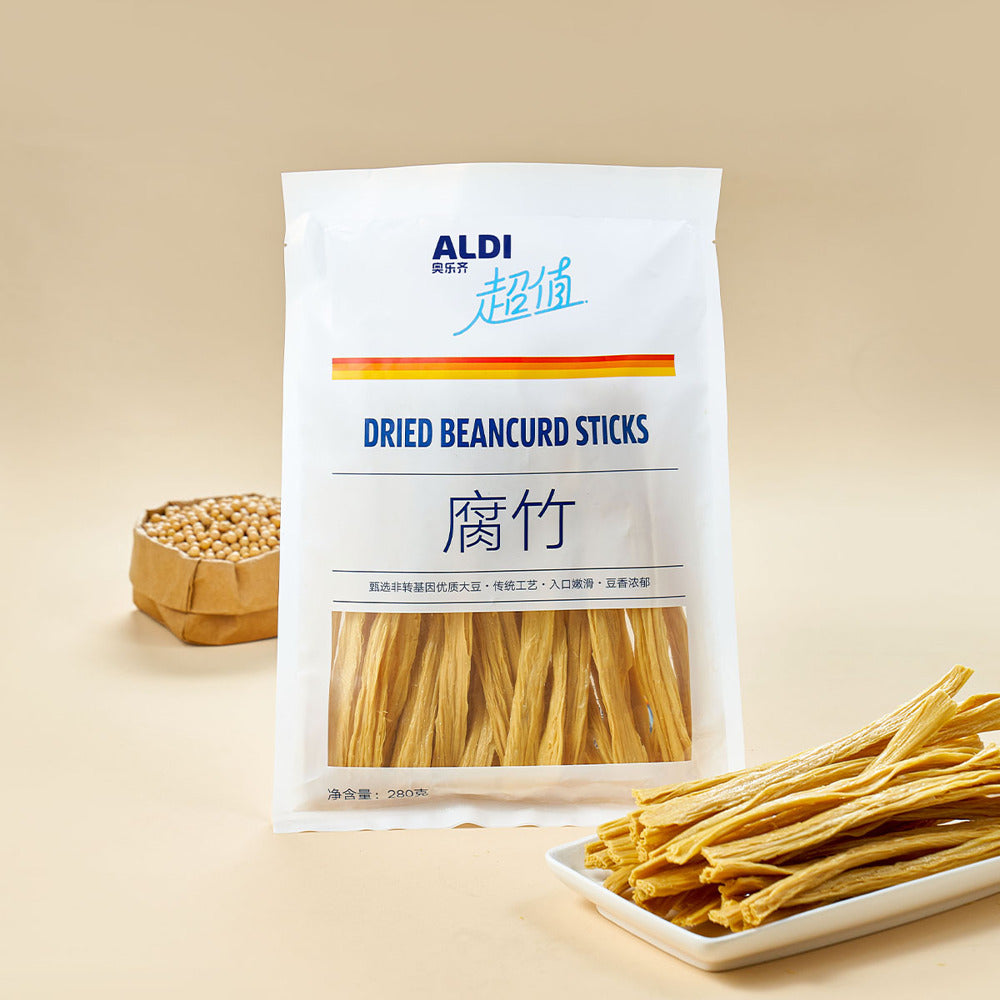 Aldi-Value-Dried-Beancurd-Sticks-280g---Yuba-(Bean-Curd-Skin-Sticks)-–-Limited-Import-3